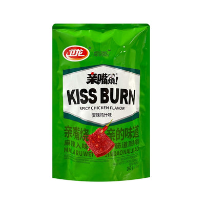 WEILONG Kiss Burn Gluten Slice Spicy Chicken Flavour  衛龍-親嘴燒 | Matthew's Foods Online