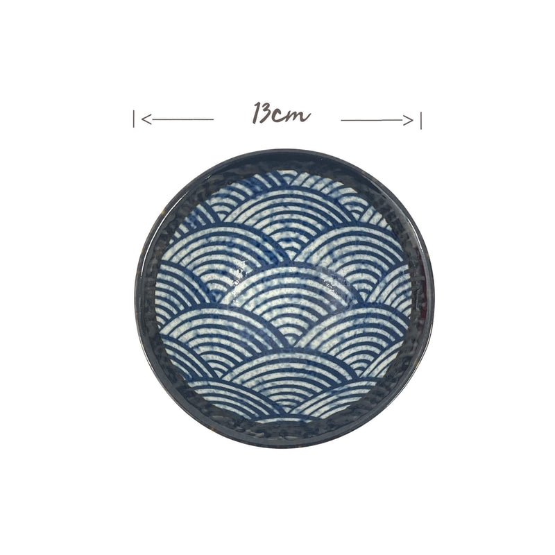 EDO Japanese Wave Pattern Rice Bowl | Matthew&
