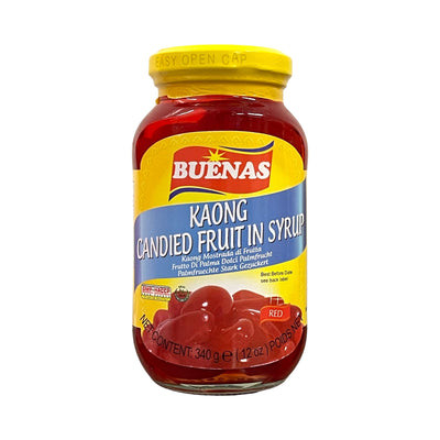 BUENAS Kaong Candied Fruit in Syrup - Red | Matthew's Foods Online