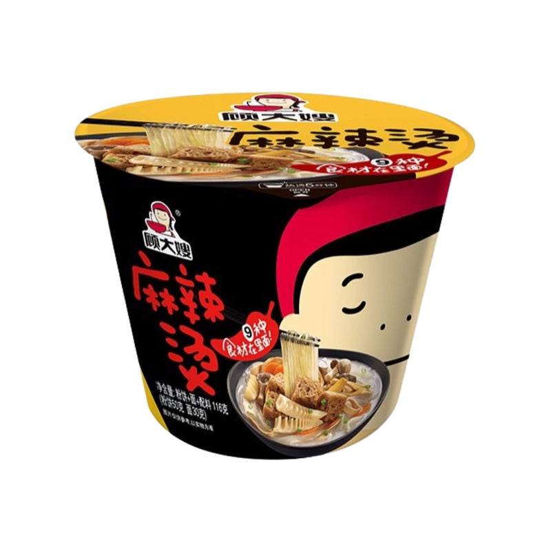 GU DA SAO Mala Tang Bone Soup Flavour Instant Noodle Bowl 顧大嫂-麻辣燙 | Matthew&