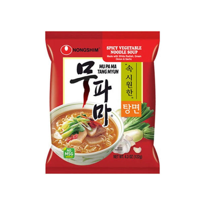 NONGSHIM Spicy Vegetable Noodle Soup | Matthew&