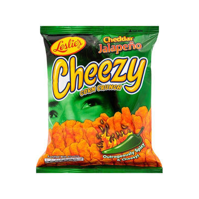 LESLIE’S Cheezy Corn Crunch Cheddar Jalapeno | Matthew's Foods Online 