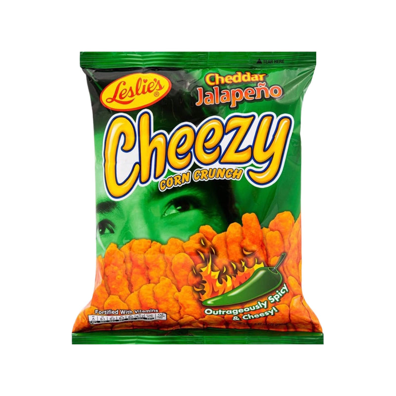 LESLIE’S Cheezy Corn Crunch Cheddar Jalapeno | Matthew&