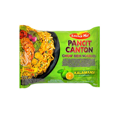 LUCKY ME Pancit Canton - Instant Chow Mein Noodles - Kalamansi Flavour | Matthew's Foods Online