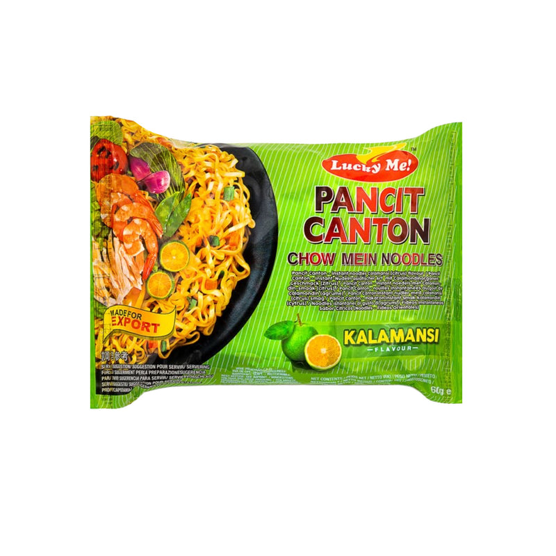 LUCKY ME Pancit Canton - Instant Chow Mein Noodles - Kalamansi Flavour | Matthew&