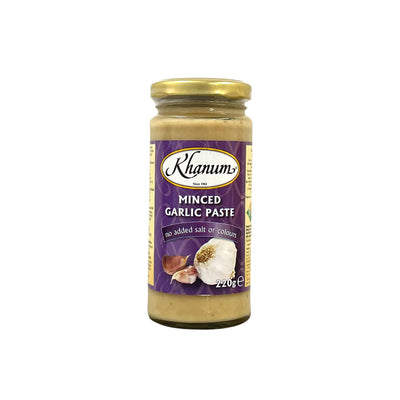 KHANUM - Minced Garlic / Ginger Paste - Matthew's Foods Online