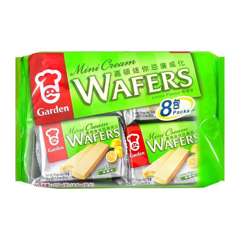 GARDEN Mini Cream Wafers - Lemon Flavour 嘉頓-迷你什錦忌廉威化 | Matthew&