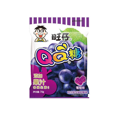 WANT WANT QQ Gummies Grape Flavour 旺仔-QQ糖 | Matthew's Foods Online 