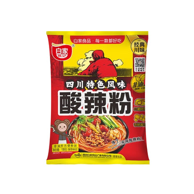 BAI JIA Sichuan Hot & Sour Flavour Instant Vermicelli 白家-四川酸辣粉 