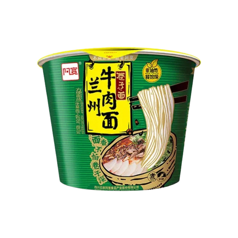 BAI JIA A-Kuan Lanzhou Beef Flavour Bowl Noodle 白家-阿寛蘭州牛肉碗麵 