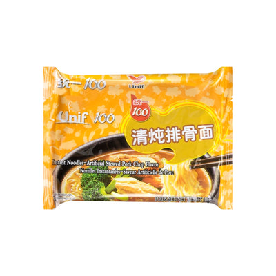 UNIF 100 Stewed Pork Chop Flavour Instant Noodle 統一 清燉排骨麵 | Matthew's Foods