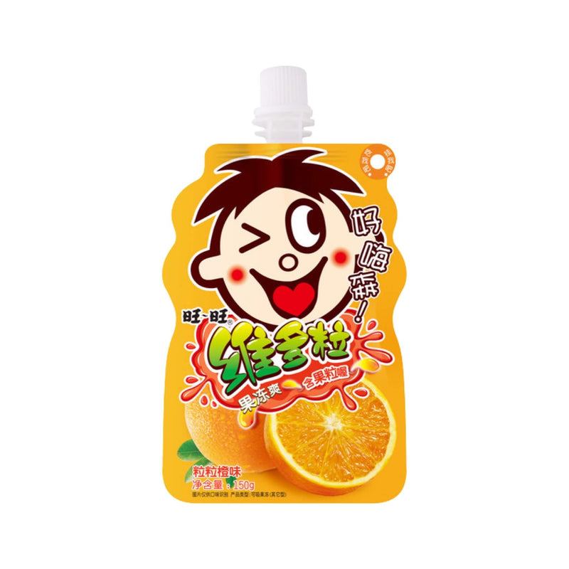 WANT WANT Fruit Jelly Drink - orange flavour 旺旺-維多粒果凍爽 | Matthew&