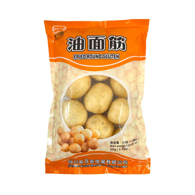 GRAND MASTER Fried Round Gluten 宏萬家-油面筋 | Matthew's Foods Online