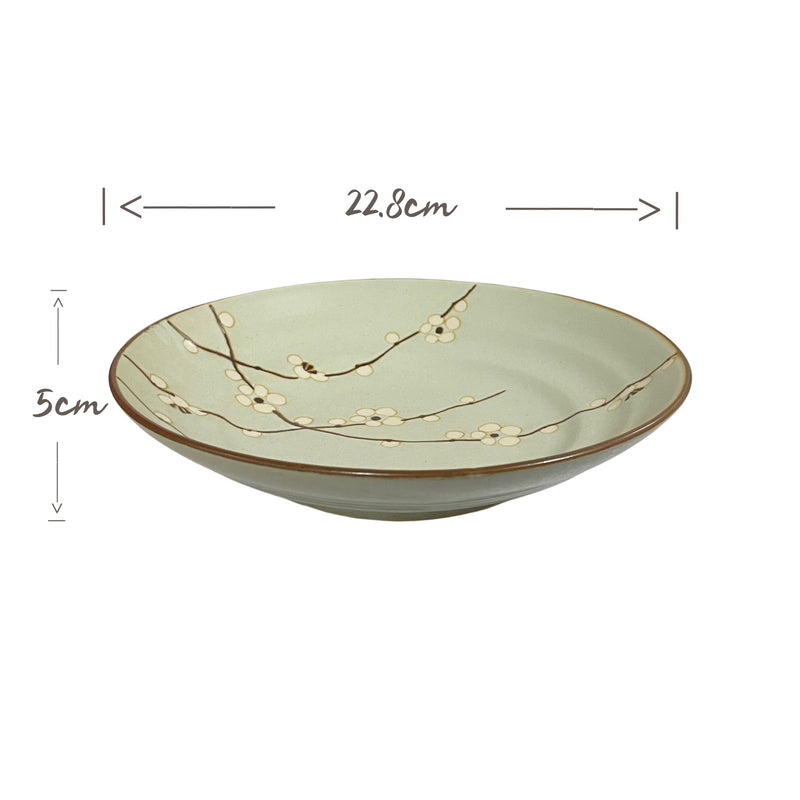 Japanese Floral Pattern Plate | Matthew&