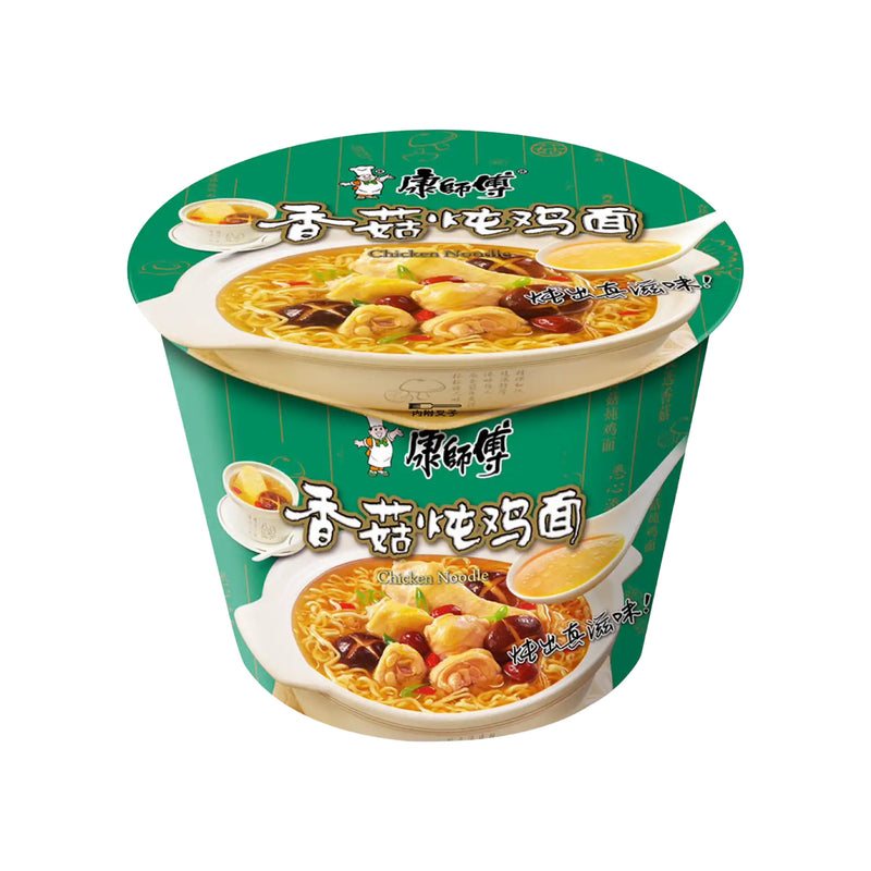 MASTER KONG Mushroom & Chicken Flavour Instant Bowl Noodle Soup (康師傅 即食碗麵) | Matthew&