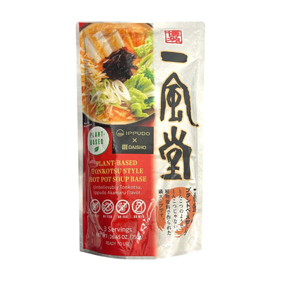 DAISHO IPPUDO Plant Based Tonkotsu Hot Pot Soup Base | Matthew's Foods