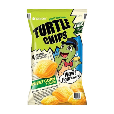 ORION Sweet Corn Flavour Turtle Chips | Matthew's Foods Online