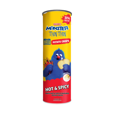 MAMEE Monster Thin Thin Potato Crisps Crackers Hot & Spicy | Matthew's Foods Online