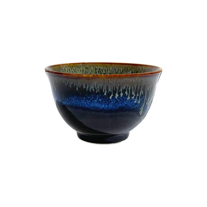 Japanese Tea Cup - Blue & Cream | Matthew&
