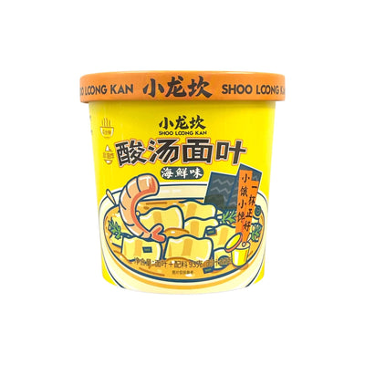 SHOO LOONG KAN Seafood Flavour Sour Soup Sliced Noodles 小龍坎-海鮮味酸湯麵葉