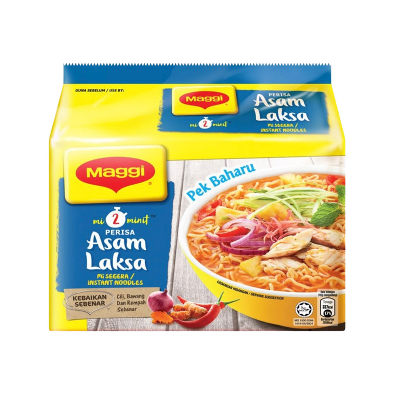 MAGGI 2 Minute Instant Noodle (Pack of 5) - Laksa | Matthew&
