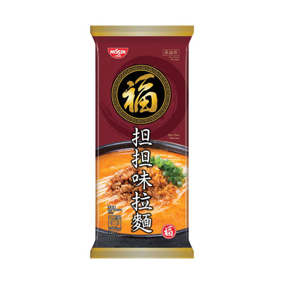 NISSIN Fuku Dan Dan Flavour Bar Noodle 日清-福字擔擔味拉麵 | Matthew's Foods