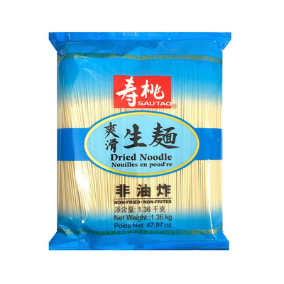 SAU TAO Dried Noodle 壽桃牌-爽滑生麵 | Matthew's Foods Online