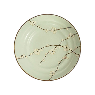 Japanese Floral Pattern Plate | Matthew's Foods Online 