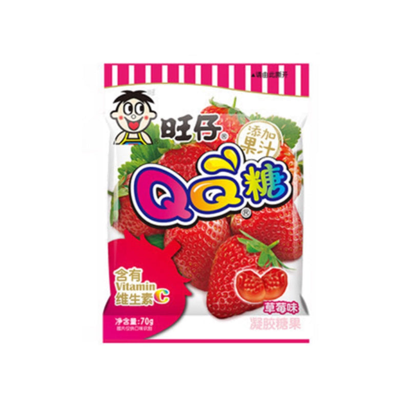 WANT WANT QQ Gummies Strawberry Flavour 旺仔-QQ糖 | Matthew&