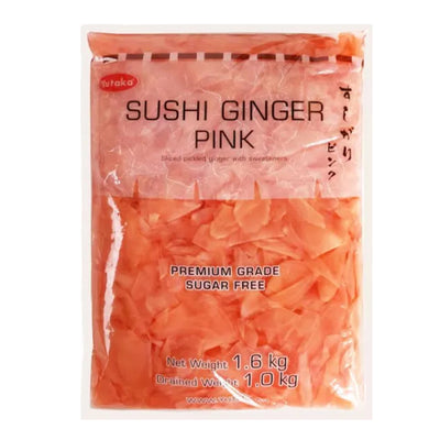 YUTAKA Catering Size Sushi Ginger - Pink - 1.6kg | Matthew's Foods Online 