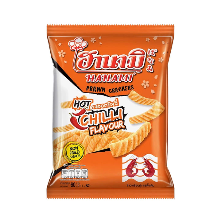 HANAMI Non-Fried Prawn Cracker Snack - Hot Chilli | Matthew&