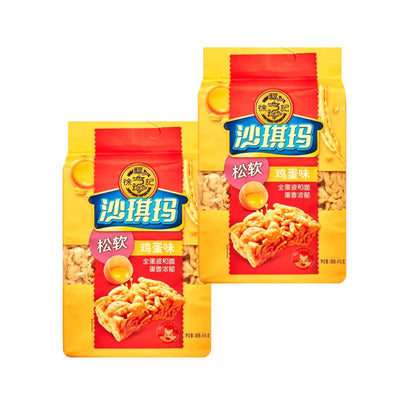 HSU FU CHI Egg Flavour Sachima [Twin Pack] 徐福記-沙琪瑪孖裝 | Matthew's Foods Online