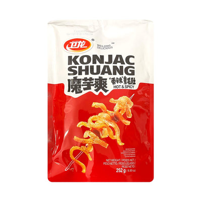 WEILONG Hot & Spicy Konjac Shuang 衛龍魔芋爽-香辣素毛肚 | Matthew's Foods Online