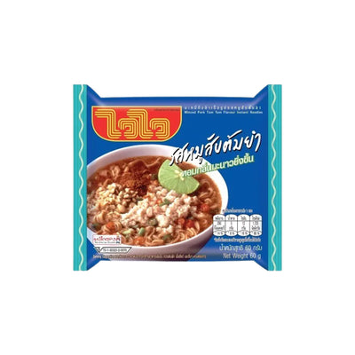 WAI WAI - Thai Minced Pork Tom Yum Flavour Instant Noodle - Matthew's Foods Online