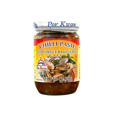 POR KWAN - Chilli Paste With Sweet Basil Leaves (金不換辣醬） - Matthew's Foods Online