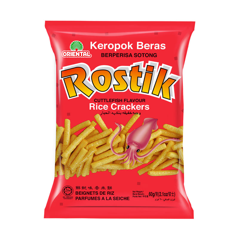 Buy Oriental Rostik Cuttlefish Flavour Rice Crackers | Matthew&