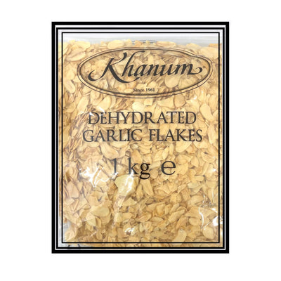 KHANUM Dehydrated Garlic Flakes | 1 KG | Matthew's Foods Online