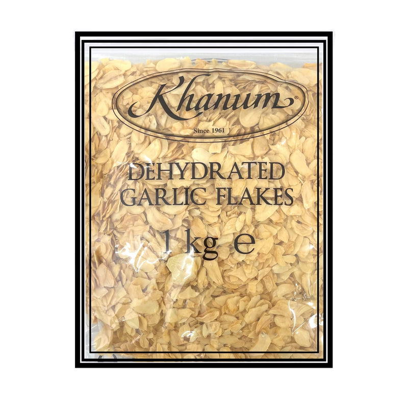 KHANUM Dehydrated Garlic Flakes | 1 KG | Matthew&