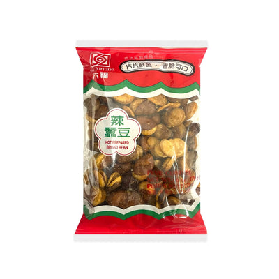 SIX FORTUNE Hot Prepared Broad Beans Snacks 六福-辣蠶豆 | Matthew's Foods Online
