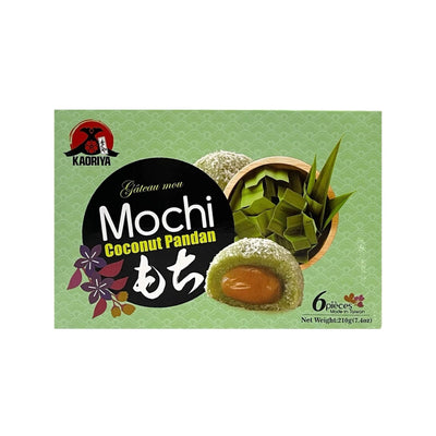 KAORIYA Taiwanese Style Mochi - COconut Pandan | Matthew's Foods Online