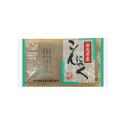 SHIMONITA Yam Cake (Konnyaku Kuro) | Matthew's Foods Online Oriental Supermarket