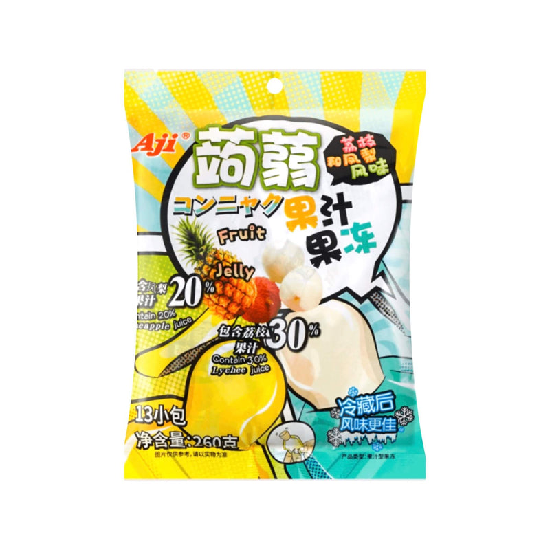 Aji Konjac Jelly Lychee & Pineapple 蒟蒻果汁果凍 | Matthew&