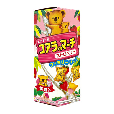 LOTTE Koala’s March Biscuit Family Pack - Strawberry | Matthew's Foods Online 