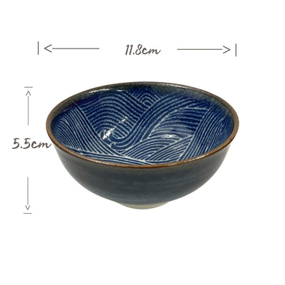 Buy TOKYO DESIGN STUDIO Japanese Wave Pattern Bowl - Seigaiha | Matthew's Foods Online Oriental Supermarket
