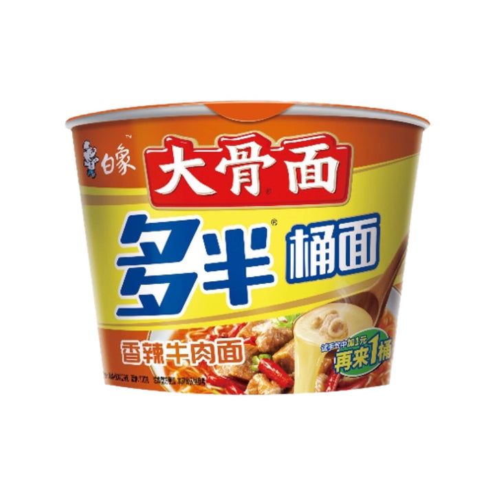 Spicy Beef Flavour Instant Noodle Bowl (白象-多半桶香辣牛肉麵)