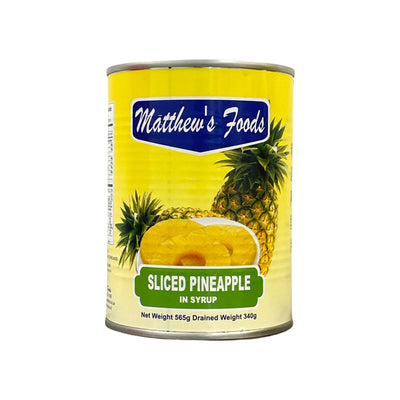 Matthew's Foods Sliced Pineapple In Syrup | Matthew's Foods Online